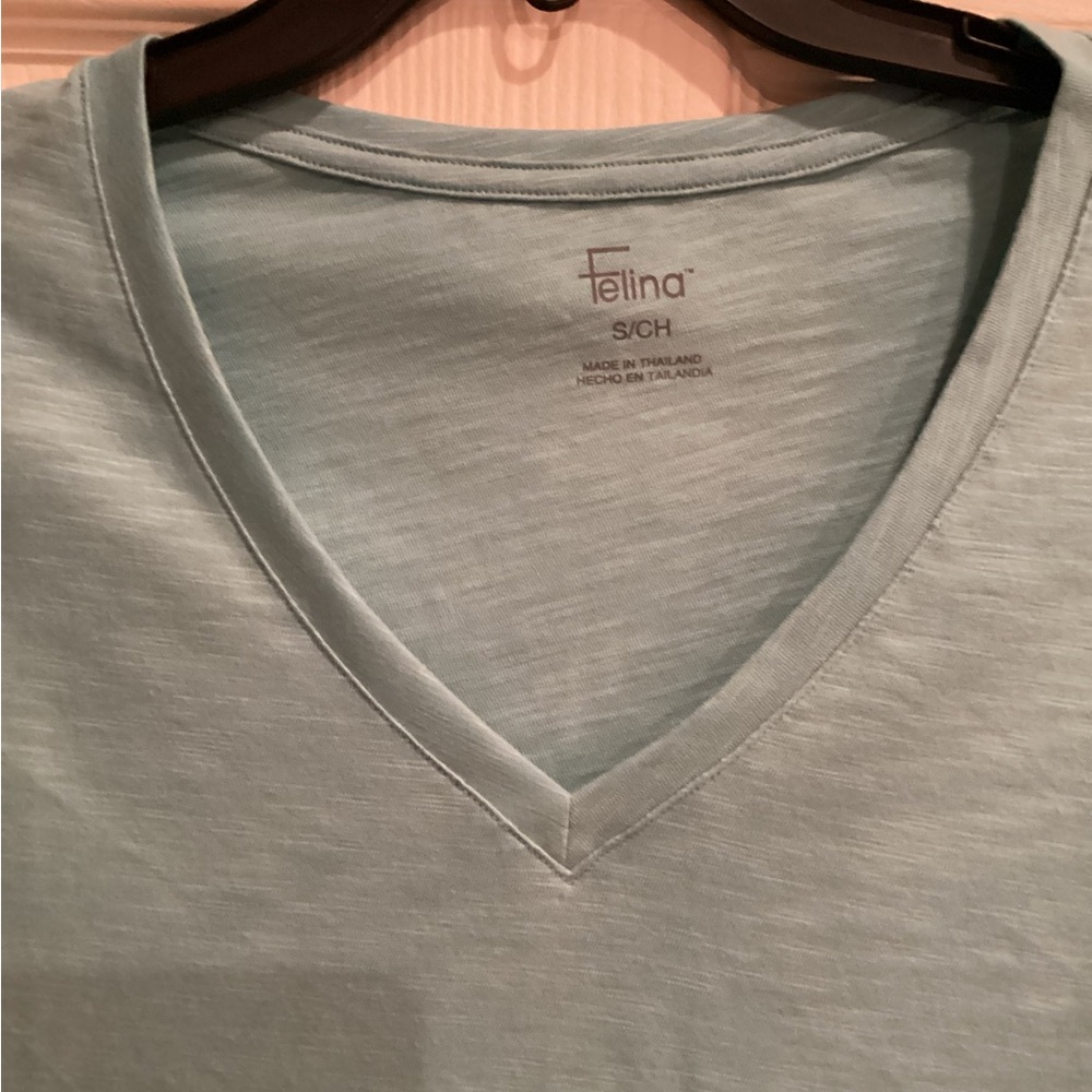 Felina T-shirt. V-Neck. Size Small - Picture 2 of 4